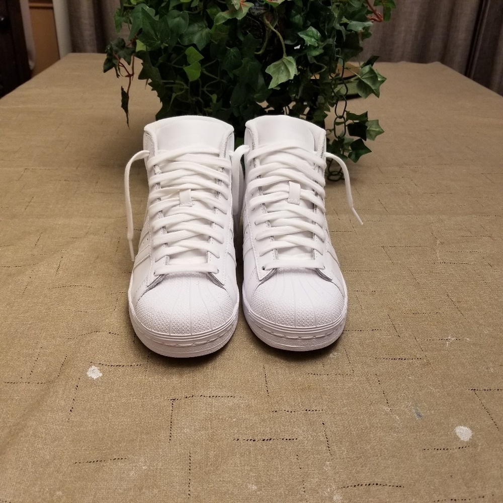 Adidas Big Girls Boys Pro Model Superstar High Top